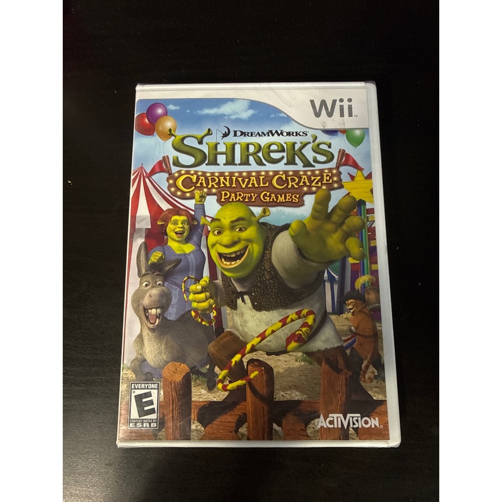 Shrek's Carnival Craze Party Games Nintendo Wii Activision DreamWorks Game